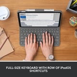Logitech Slim Folio voor iPad (10e generatie) toetsenbord EU lay-out (QWERTY), 80% (TKL)	