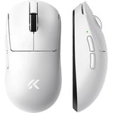 MCHOSE MCHOSE A7 V2 Pro Lightweight WL wi gaming muis Wit, 26.000 DPI, 8K, 2.4 GHz / Bluetooth / USB-C