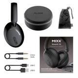 MIXX StreamQ D2 Wireless Headphones over-ear headset Zwart, Bluetooth