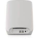Netgear Orbi RBS760 Tri-band Mesh WiFi 6 Systeem Satelliet mesh access point Wit, Dekking tot 125 m²