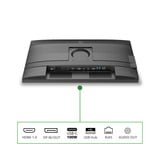 Philips 24B2G5301 23.8" monitor Zilver/zwart, VGA, HDMI, DisplayPort, USB-C, LAN, Audio, 100 Hz