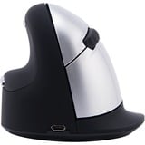 R-Go Tools HE Break ergonomische muis Zwart/zilver, 2400dpi, Links, Large (Handlengte boven de 185mm), bluetooth