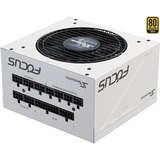 Seasonic FOCUS GX-1000 ATX2.4 WHITE, 1000 Watt voeding  Wit, 6x PCIe, kabelmanagement