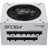 Seasonic FOCUS GX-1000 ATX2.4 WHITE, 1000 Watt voeding  Wit, 6x PCIe, kabelmanagement