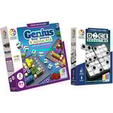 SmartGames Genius Square + Dice Deduction Bundel Denkspel Nederlands, 1 - 2 spelers, Vanaf 6 en 10 jaar, 60 opdrachten