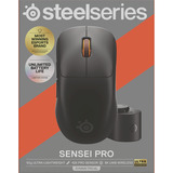 SteelSeries Sensei Pro gaming muis Zwart, 100 - 42.000 DPI, 8K, UWB / 6 GHz