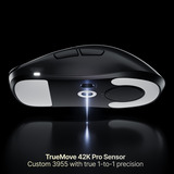 SteelSeries Sensei Pro gaming muis Zwart, 100 - 42.000 DPI, 8K, UWB / 6 GHz