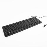 ACT Connectivity Business toetsenbord USB Zwart, US lay-out (QWERTY), Membraan, 100%
