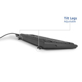 ACT Connectivity Business toetsenbord USB Zwart, US lay-out (QWERTY), Membraan, 100%