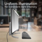 ACT Connectivity Dimbare Monitor LED Lichtbalk led-bar Zwart, USB-voeding, 3000K-6500K