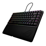 ASUS ROG Falcata, gaming toetsenbord Zwart, US lay-out, ROG HFX V2, 75%, RGB, USB-C / 2.4GHz / Bluetooth 5.0