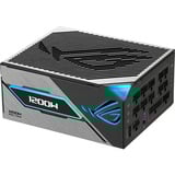 ASUS ROG Thor 1200W Platinum III voeding  Zwart, 1x 12 Pin High Power GPU, 4x PCIe, Kabelmanagement