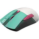 ASUS TUF Gaming x Hatsune Miku Bundel, gaming toetsenbord Turquoise/wit, US lay-out, opto mechanisch, 96%, RGB, 12.000 Dpi