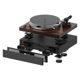 AULO Platenspeler Houtkleur, 33 / 45 rpm, Bluetooth 5.4, USB