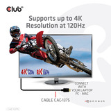 Club 3D Ultra High Speed HDMI 2.1 gecertificeerde kabel male-male Zwart, 5 meter, 4K 120Hz, 8K 60Hz, 48Gbps