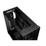 Corsair FRAME 5000D WOOD RS midi tower behuizing Zwart/houtkleur | 3x USB-C | Tempered Glass