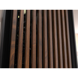 Corsair FRAME 5000D WOOD RS midi tower behuizing Zwart/houtkleur | 3x USB-C | Tempered Glass