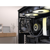 Corsair FRAME 5000D WOOD RS midi tower behuizing Zwart/houtkleur | 3x USB-C | Tempered Glass