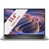 Dell XPS 15 9520-M93DR 15.6" laptop Zilver/platina | i7-12700H | RTX 3050 Ti | 16 GB | 1 TB SSD | Win 11 Pro | Touch