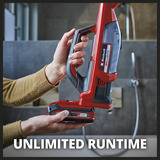 EINHELL Accu raamreiniger BRILLIANTO Rood, Accu en lader niet inbegrepen