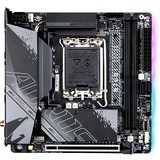 GIGABYTE B760I AORUS PRO socket 1700 moederbord Grijs, RAID, 2.5 Gb-LAN, WLAN, BT, Sound, Mini-ITX