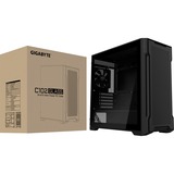 GIGABYTE C102 GIass midi tower behuizing Zwart | 2x USB-A | Tempered Glass