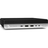 HP EliteDesk 800 G4 DM Refurbished mini-pc Zwart/zilver | i5-8400T | UHD Graphics 630 | 32 GB | 512 GB SSD