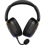 Hator Phoenix 2 Wireless over-ear gaming headset Zwart, RGB, 2.4GHz / Bluetooth 5.4 / USB-C