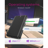 ICY BOX IB-CR602M-C31 externe behuizing Zwart