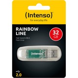 Intenso Rainbow Line 32 GB usb-stick Transparant