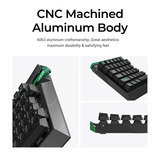 Lemokey L0 HE One Handed Magnetic Switch Gaming Keyboard Zwart, US lay-out, RGB, Nuclear PBT, 8K, Knob