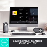 Logitech Z407 Bluetooth pc-luidspreker Zwart, Bluetooth