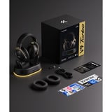MCHOSE V9 Turbo+ Magnetic Wireless  over-ear gaming headset Wit/zilver, Nintendo Switch, PlayStation 4, PlayStation 5, Mobiel, Pc, 2.4G / Bluetooth / USB