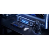 MCHOSE V9 Turbo+ Magnetic Wireless  over-ear gaming headset Wit/zilver, Nintendo Switch, PlayStation 4, PlayStation 5, Mobiel, Pc, 2.4G / Bluetooth / USB