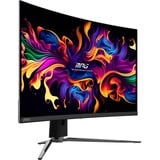 MSI MPG 321CURX QD-OLED 31.5" 4K Ultra HD curved gaming monitor Zwart, 1x DisplayPort, 2x HDMI, 1x USB-C, 2x USB-A, 240 Hz