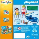 PLAYMOBIL Family Fun - Badgast met zwembanden Constructiespeelgoed 70112