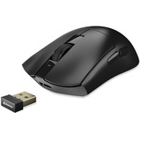 Sharkoon FIREGLIDER One gaming muis Zwart, 400 - 12.000 DPI, 2.4 GHz / USB