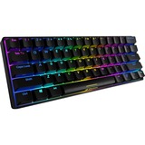 Sharkoon SKILLER SGK50 S4, gaming toetsenbord Zwart, US lay-out, Kailh Red, RGB leds, Hot-swappable, 60%