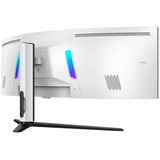TCL 57R94 Dual 4K QD-Mini LED Monitor 57" UltraWide Zwart, 1x DisplayPort, 2x HDMI, 1x USB-C, 4x USB-A, 120 Hz