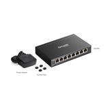 TP-Link Omada ES208G 8-Poort Gigabit Easy Managed Switch Zwart