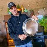 The Windmill PitmasterX Hand polished skillet met steel bak-/braadpan 30 cm