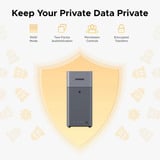 UGREEN DH2300 incl. 2x Seagate IronWolf 4 TB harde schijf nas Grijs, 1GbE, HDMI, USB