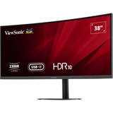 ViewSonic VA3820C UWQHD+ 21:9 Curved Monitor met USB-C Hub 38" UltraWide Zwart, 1x DisplayPort, 2x HDMI, 1x USB-C