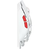 WLMouse Beast X Medium V2 Wireless Gaming Mouse - White/Red Wit/rood, 50 - 50.000 dpi, 8K, 2.4GHz / USB-C