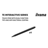 iiyama ProLite TE8613A-B1AG 85.6" 4K Ultra HD Public Display Zwart, Touch, HDMI, DisplayPort, Audio, LAN, WiFi 6, USB-C, Android 14