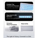 ATK RS6 Ultra+ Series Aluminum Magnetic Switch Keyboard - Rosy Fairy Lichtroze, US lay-out (QWERTY), 80% (TKL)