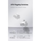 ATK RS6 Ultra+ Series Aluminum Magnetic Switch Keyboard - Rosy Fairy Lichtroze, US lay-out (QWERTY), 80% (TKL)