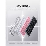 ATK RS6 Ultra+ Series Aluminum Magnetic Switch Keyboard - Rosy Fairy Lichtroze, US lay-out (QWERTY), 80% (TKL)