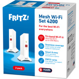 AVM FRITZ!Mesh Wi-Fi Set 4200 2-pack International repeater Wit, 2 stuks