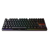 CHERRY XTRFY MX 8.2 Pro TMR, gaming toetsenbord Zwart, US lay-out, Cherry MK Crystal, 80% (TKL), 8K, Hot-swap, RGB, PBT, 2.4 GHz / Bluetooth / USB